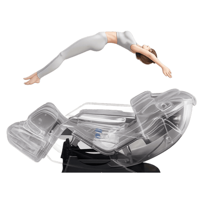 Massagestoel met Thai stretch functie die het lichaam strekt voor diepe spierontspanning