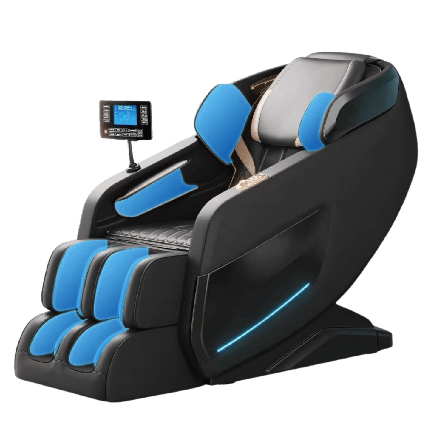 Relif™ Massagestoel Altura Zwart — zero gravity massagestoel met bodyscan en airbags