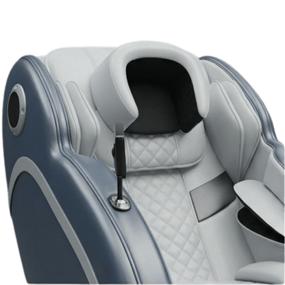 massagestoel met ergonomische hoofdsteun en gewatteerde rugleuning voor comfortabele full body massage